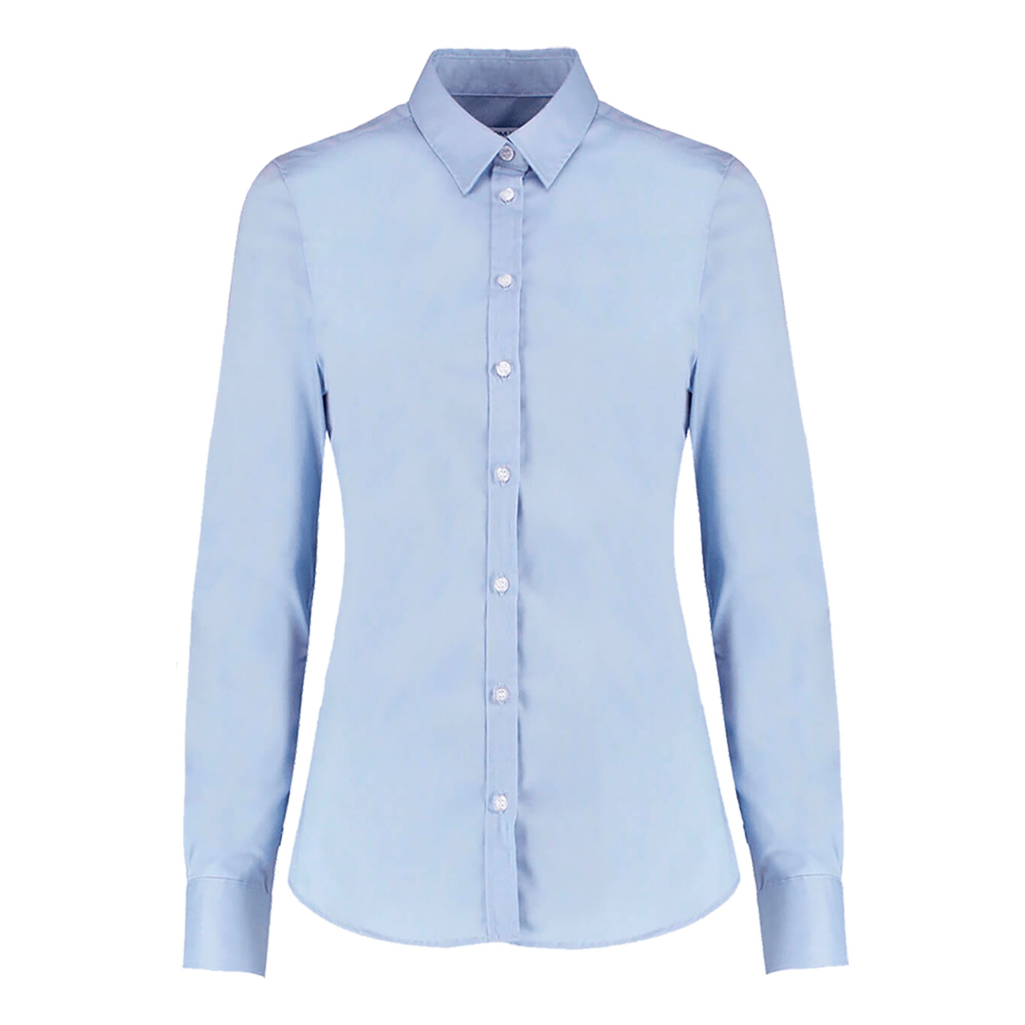 CAMISA OXFORD MUJER M/LARGA CELESTE