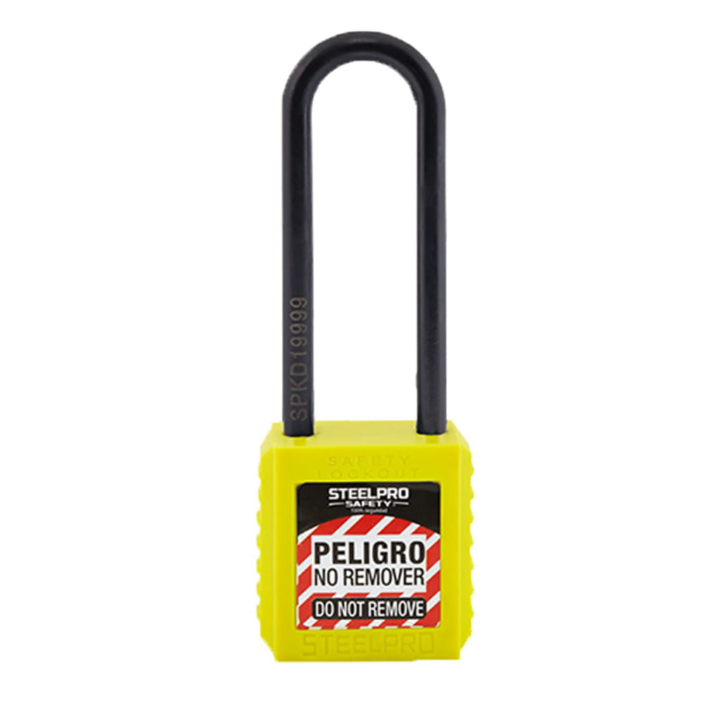 CANDADO LOCK OUT X10 LONG DIELECTRICO STEELPRO