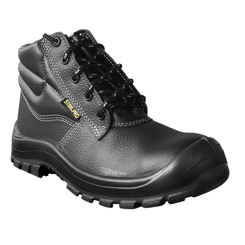 BOTA STEELPRO - WORKER COLOR NEGRO