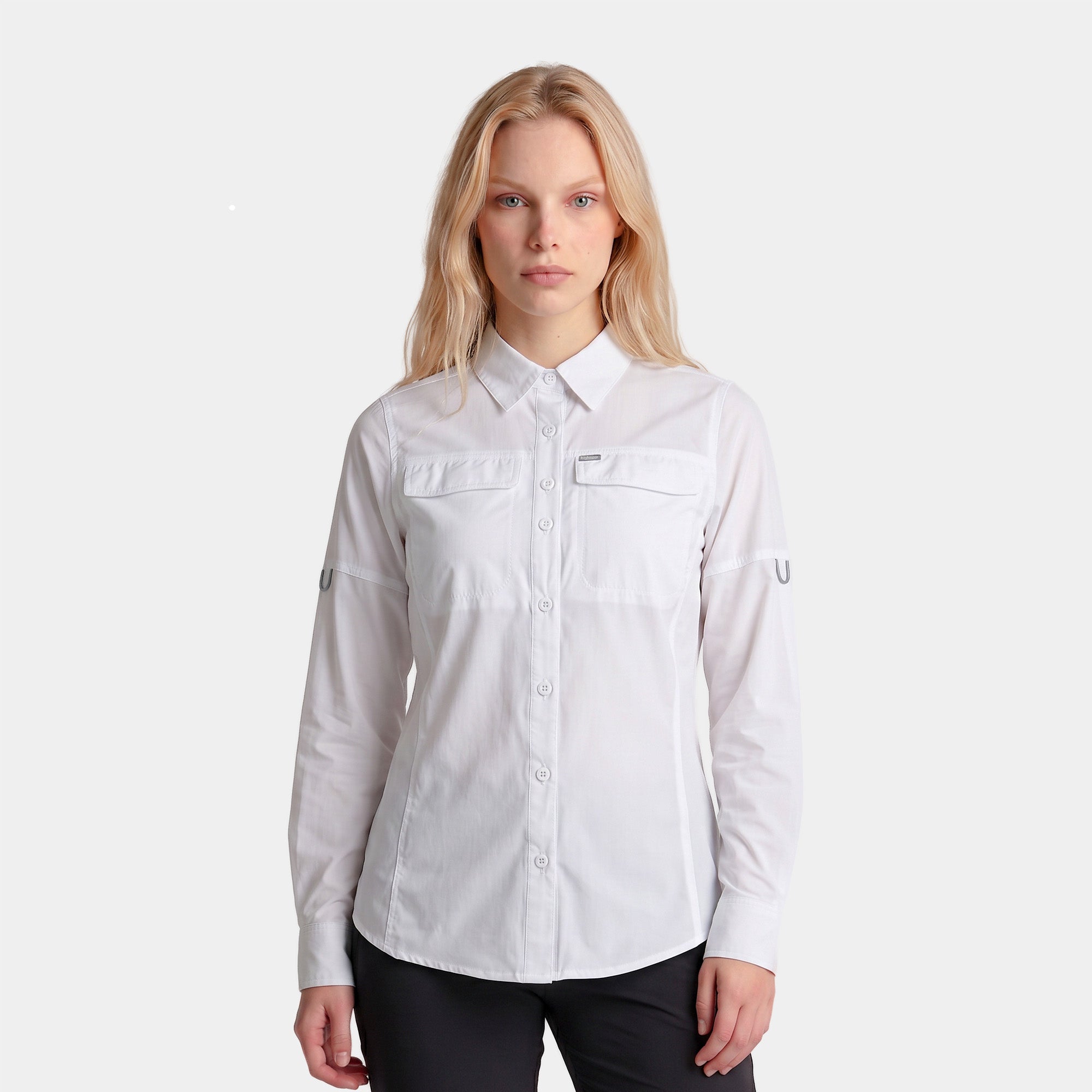 CAMISA ANTAKARI SPANDEX MUJER BLANCA