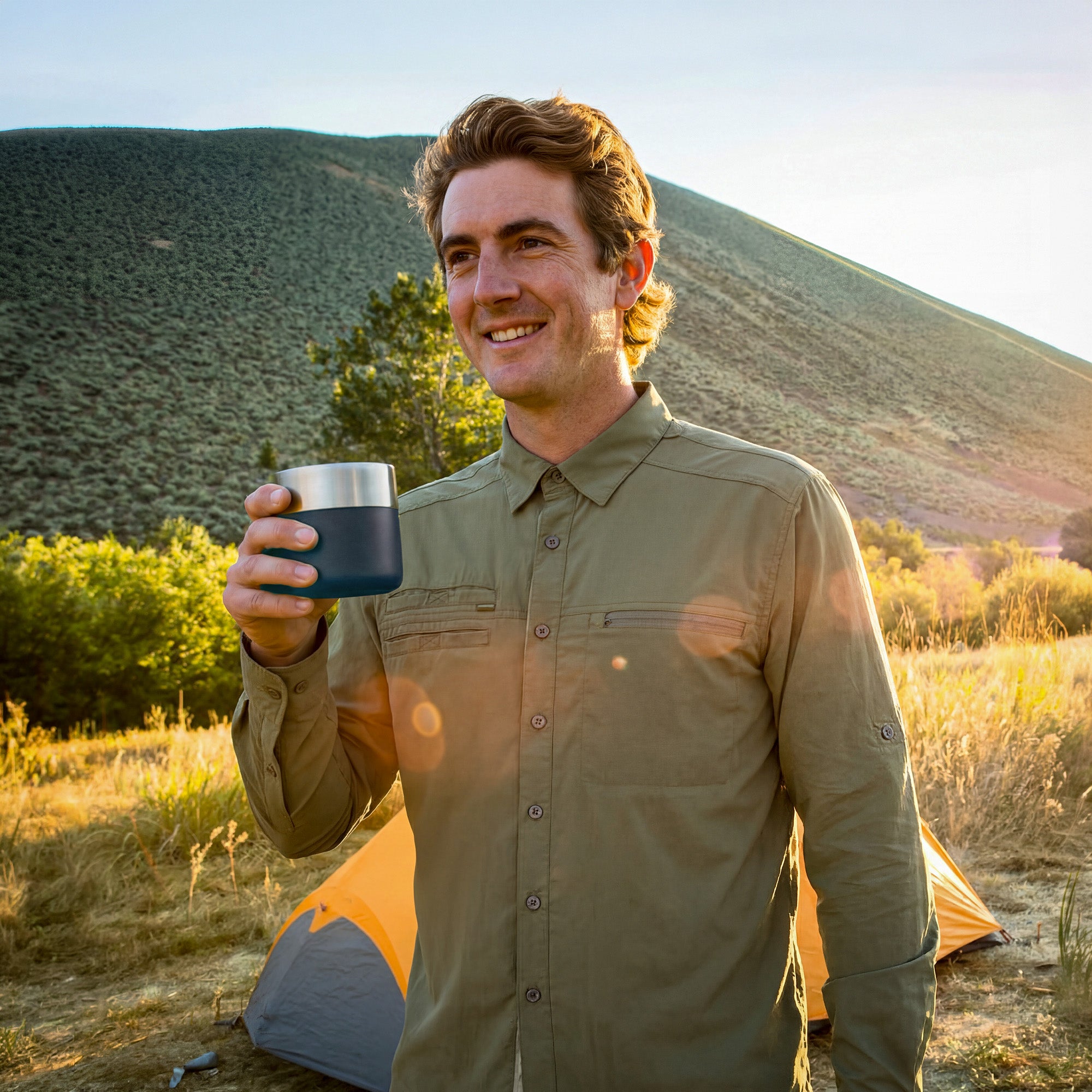 CAMISA ARIZONA HOMBRE VERDE OLIVA