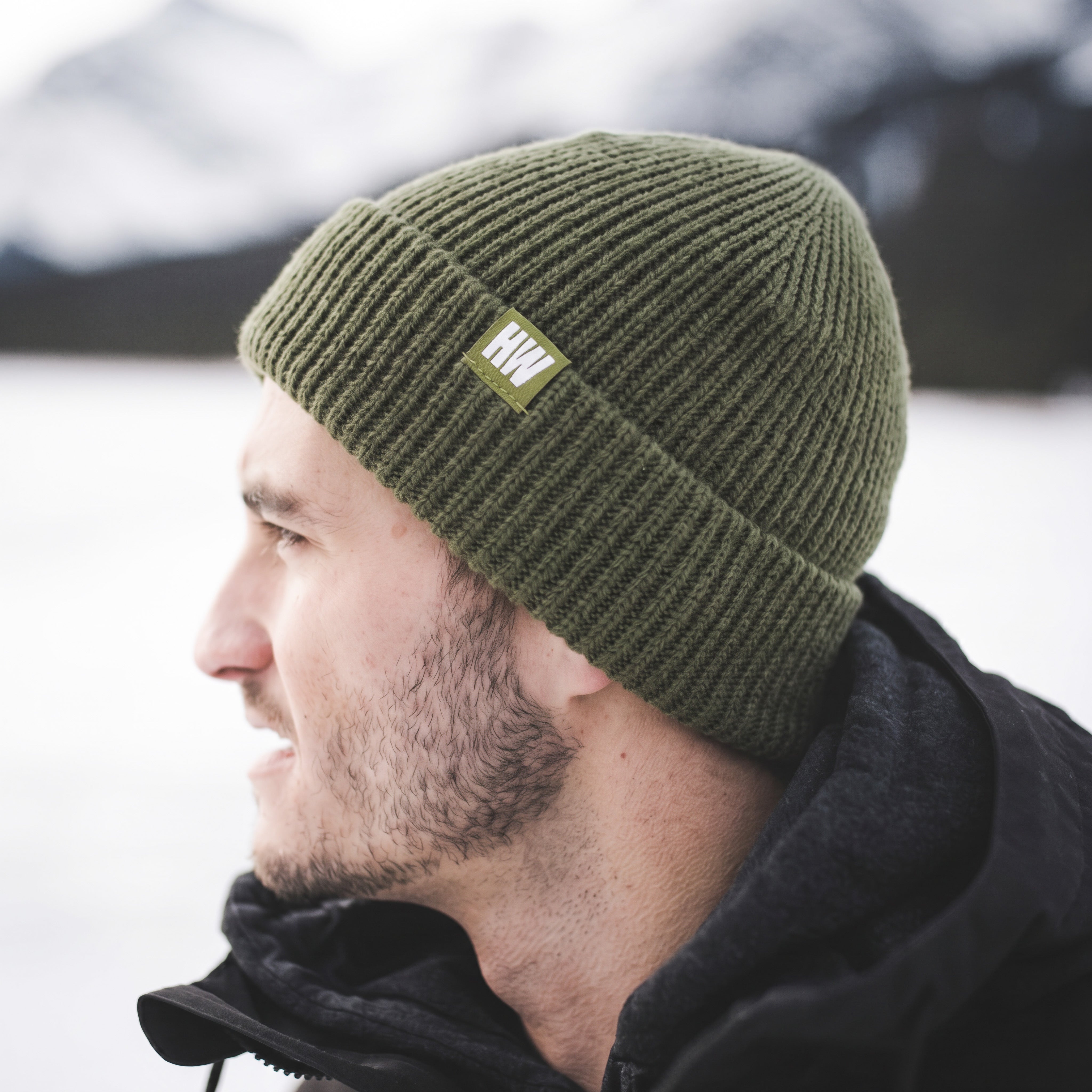 GORRO BEANIE HW VERDE OLIVA