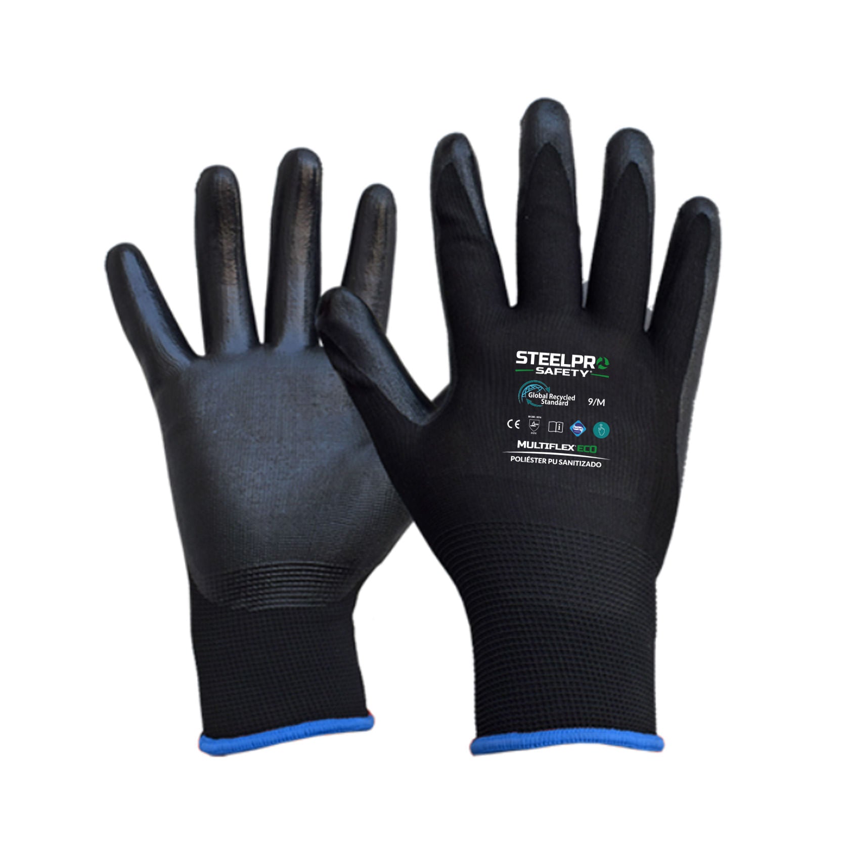 GUANTE MULTIFLEX POLIESTER PU SANITIZADO