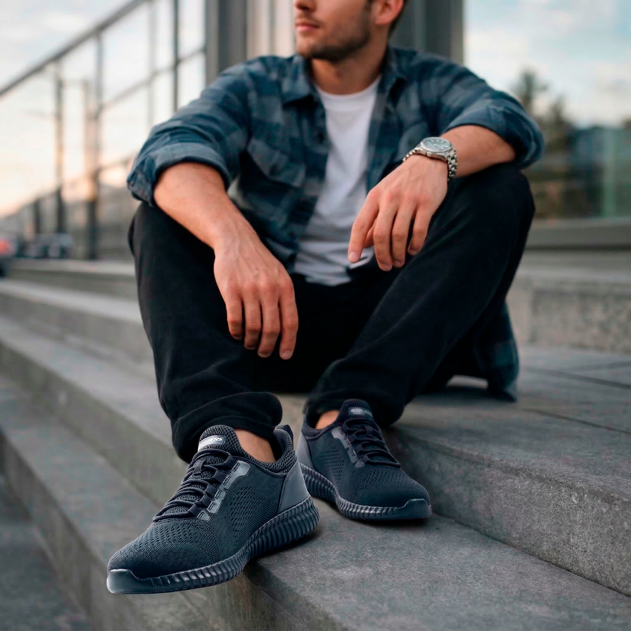 ZAPATILLA ANTIDESLIZANTE HOMBRE SKECHERS - CESSNOCK SR