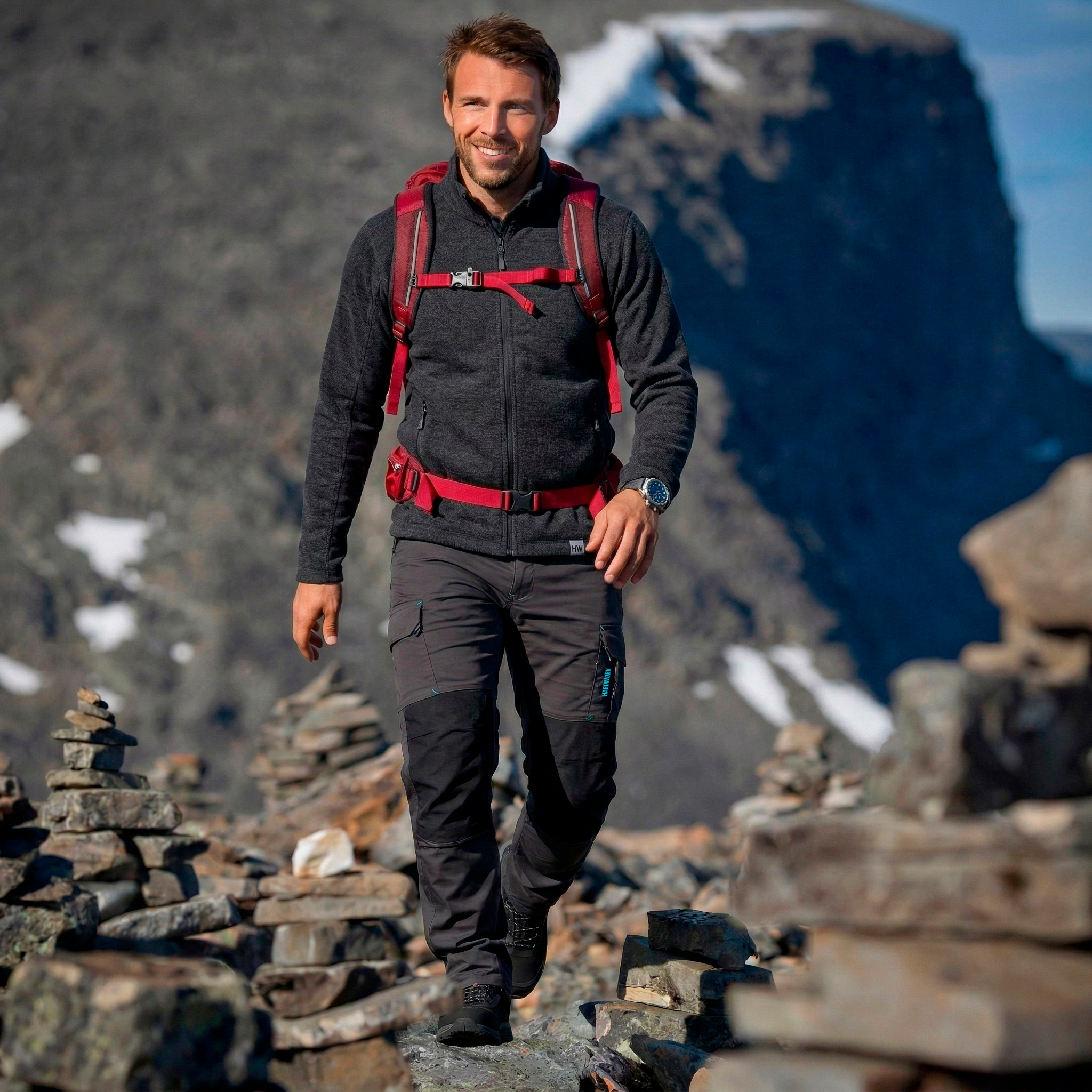 PANTALON CARGO DAKOTA SPANDEX CARBON GREY