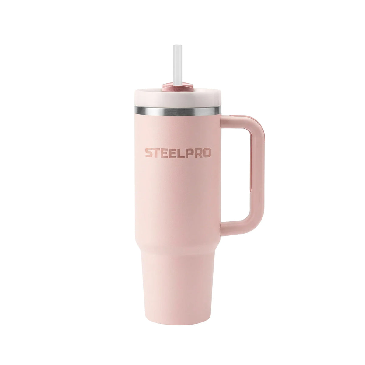 MUG TERMICO C/ BOMBILLA ROSADO