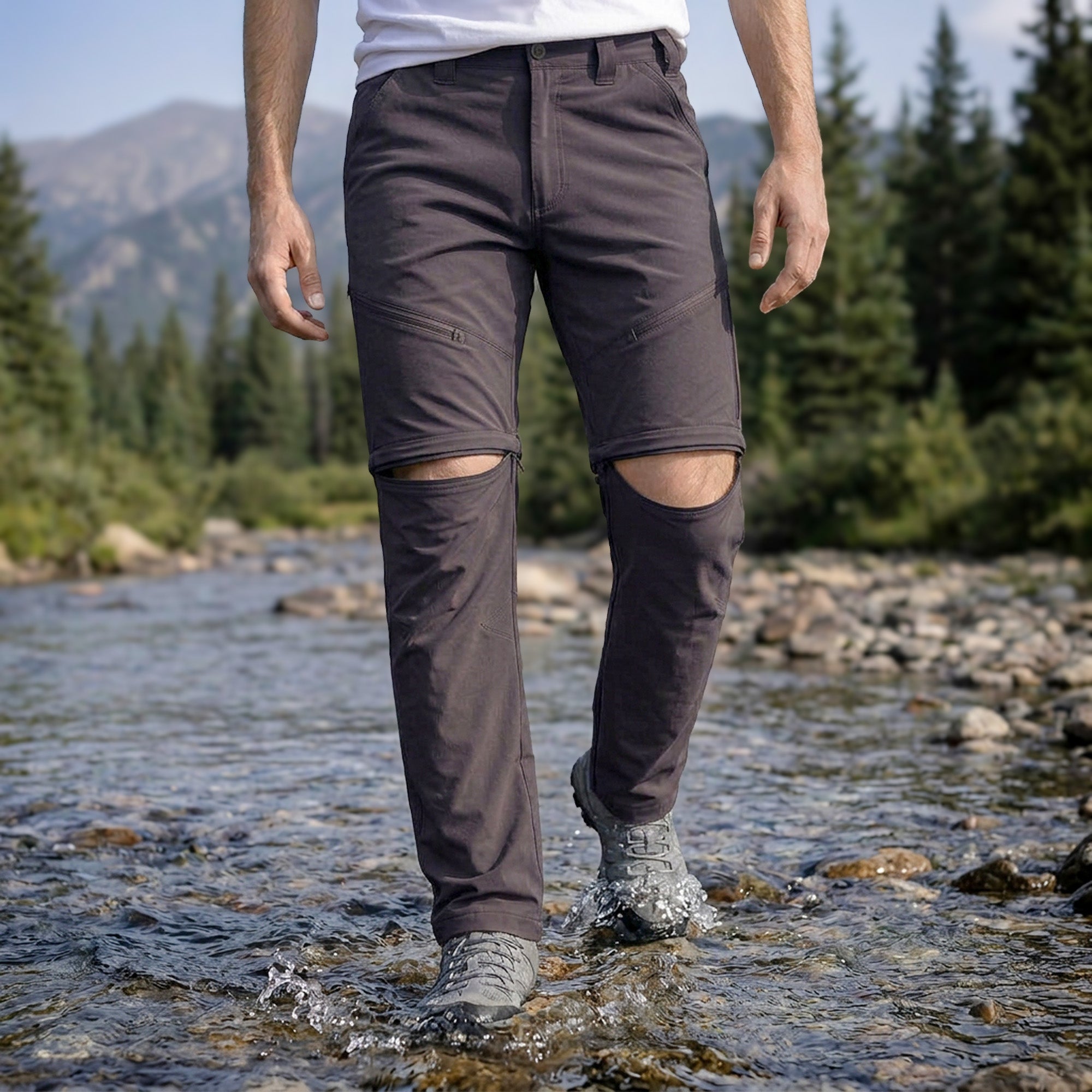 PANTALON OUTDOOR HW SUMMIT CARBON GREY