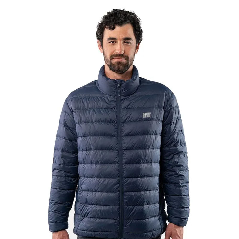 CASACA PLUMA PULLAY PRO HOMBRE AZUL