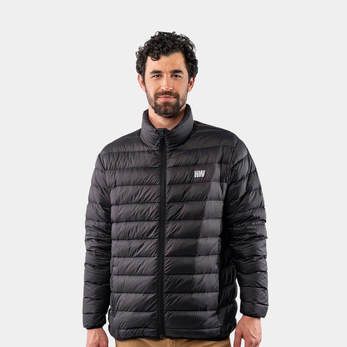 CASACA PLUMA PULLAY PRO HOMBRE NEGRA