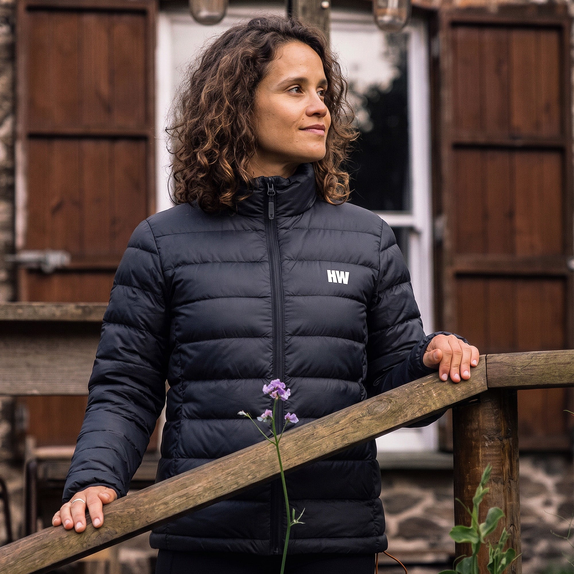 CASACA PLUMA PULLAY PRO MUJER NEGRA