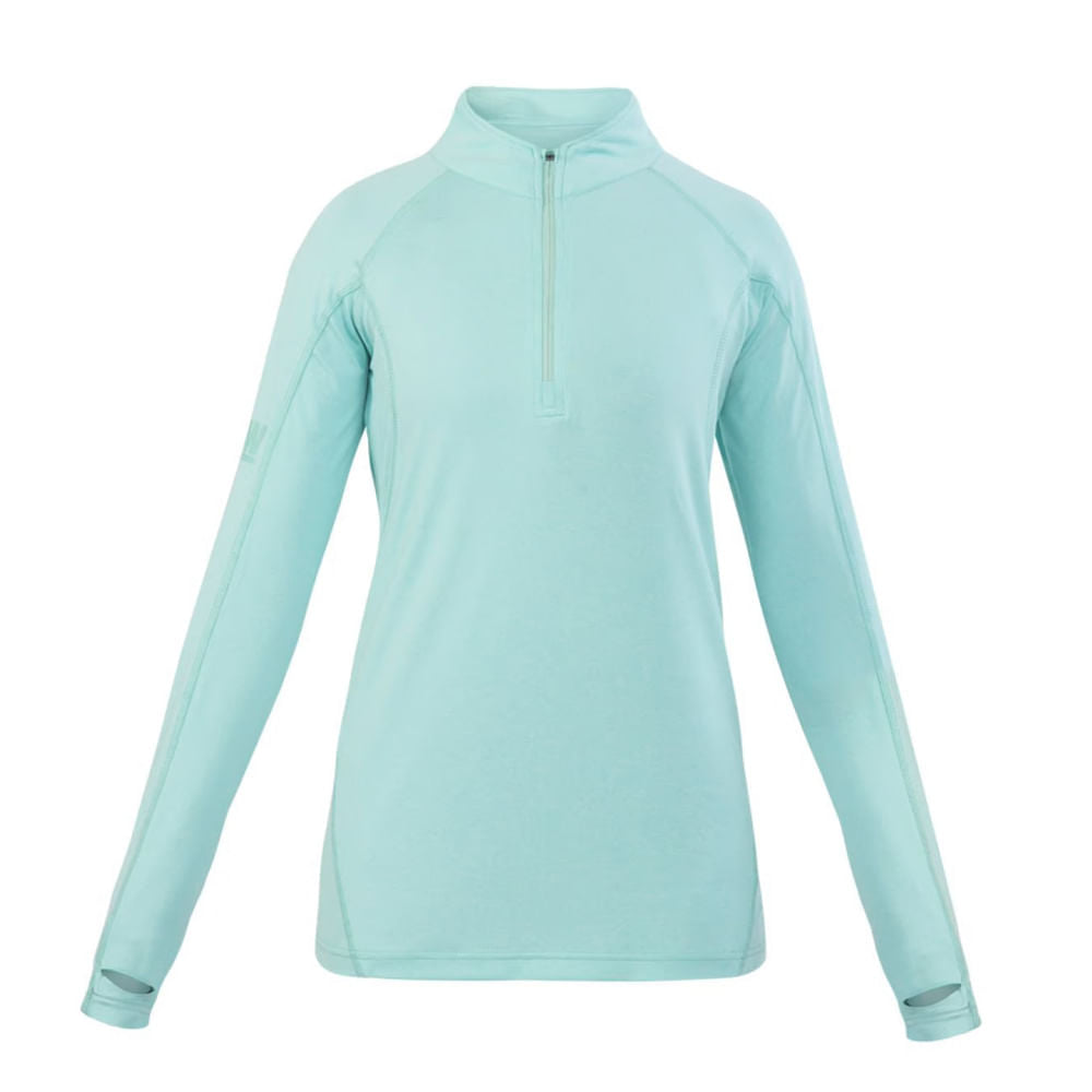 POLERA DRY FIT HW SPX MANGA LARGA MUJER AQUA T: L