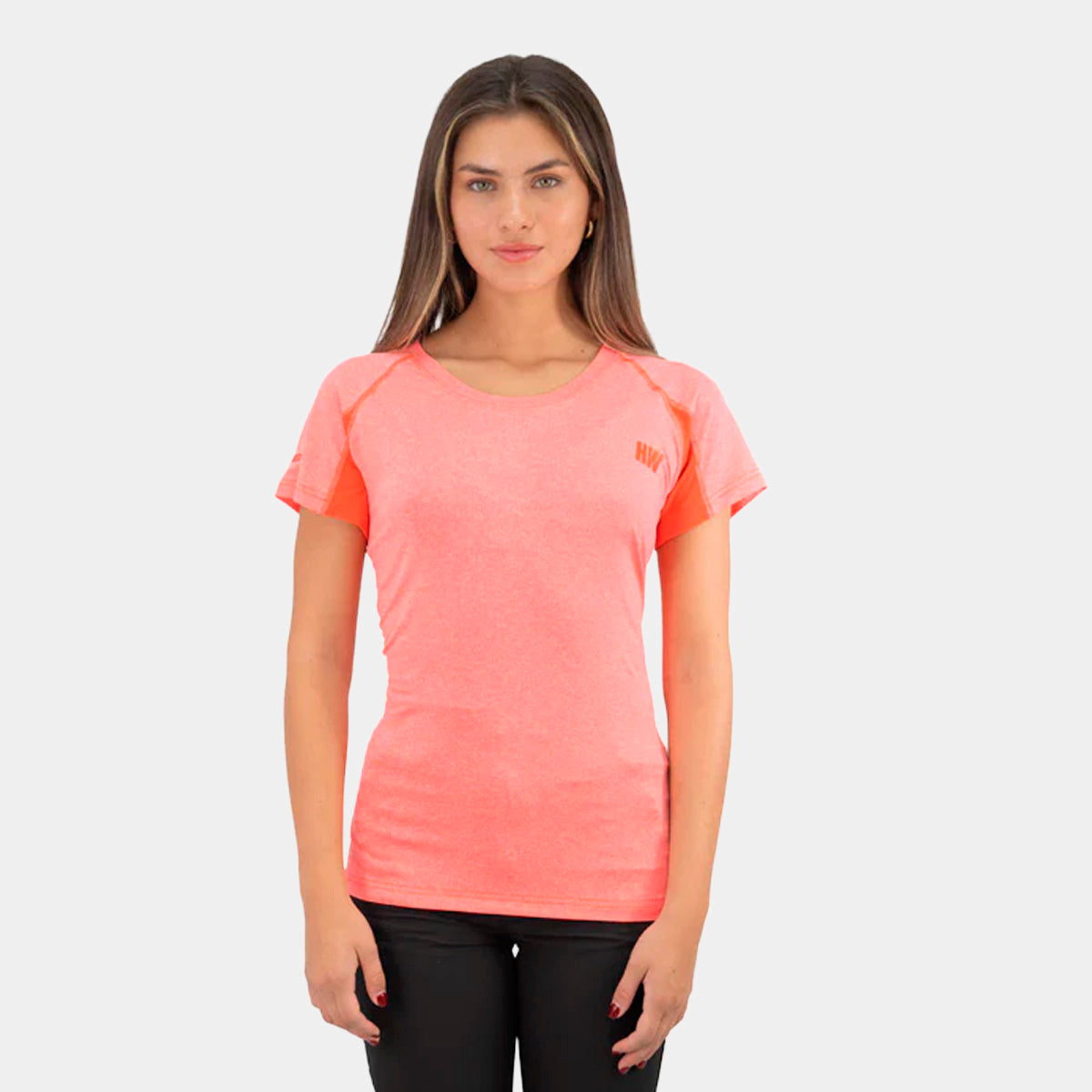 POLERA DRY FIT HW SPX MANGA CORTA MUJER CORAL
