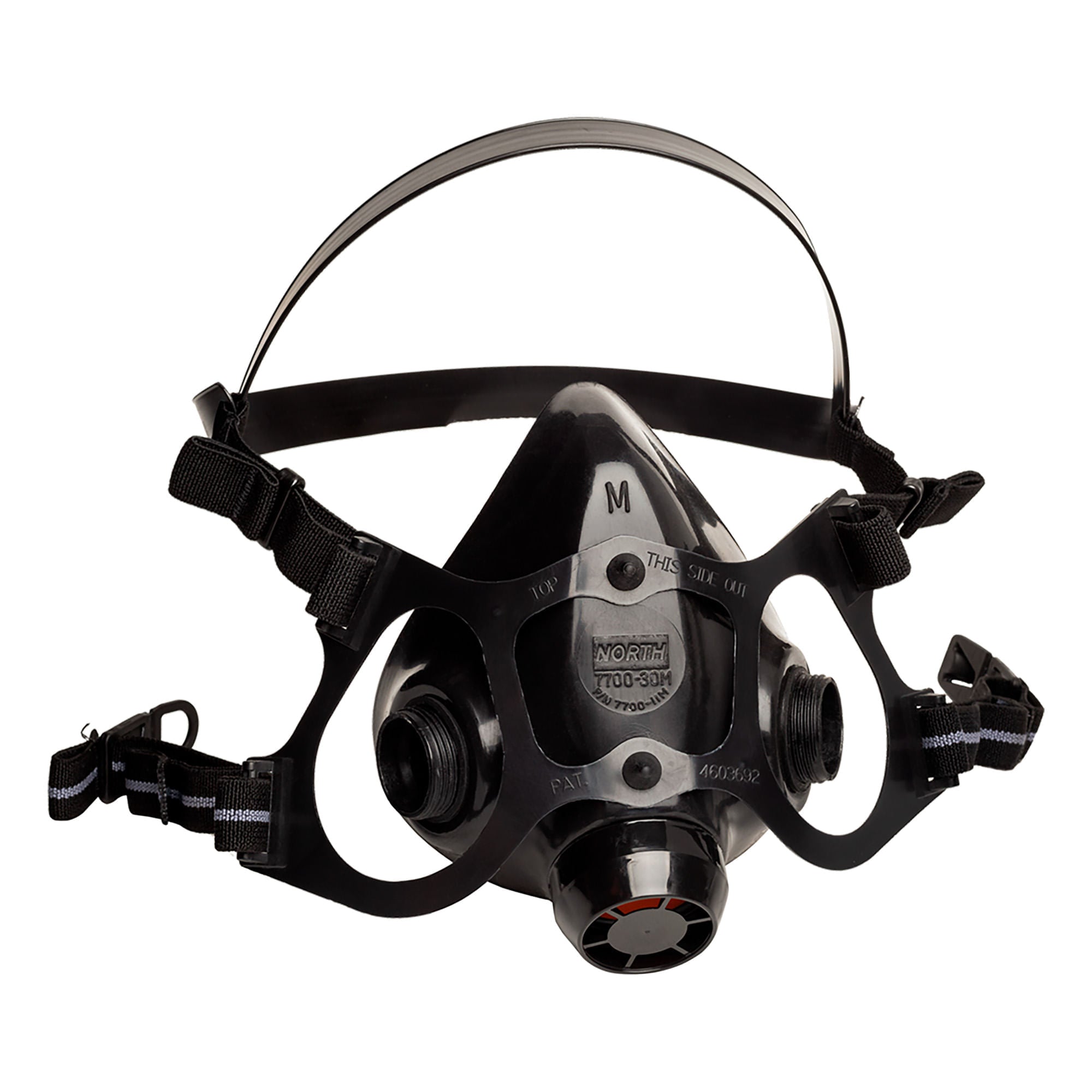 RESPIRADOR MEDIA CARA 770030 SILICIONA 2 VIAS NORTH