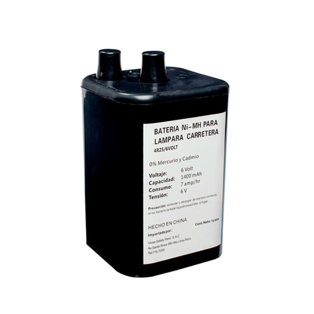 BATERIA P/LAMPARA DE SEÑALIZACION VIAL