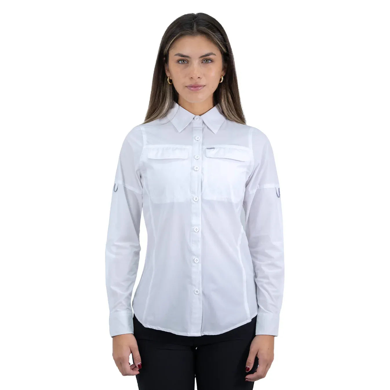 CAMISA HW ANTAKARI SPANDEX MUJER BLANCA