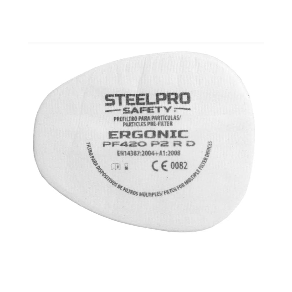 ERGONIC PREFILTRO PF420 P2 R D (PAQ X 10)