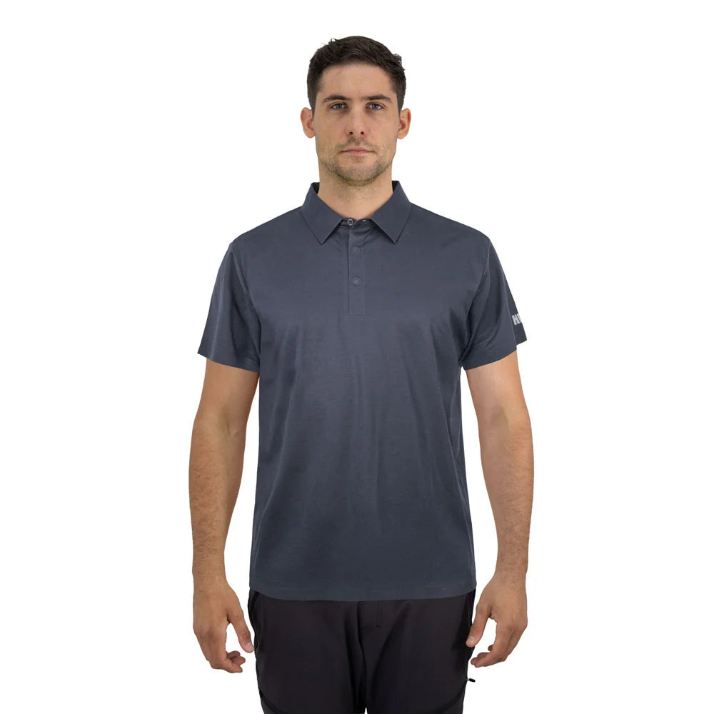 Polera Windsor Manga Corta Gris