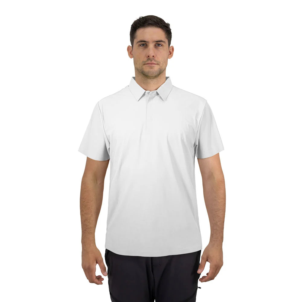 Polera Windsor Manga Corta Blanca