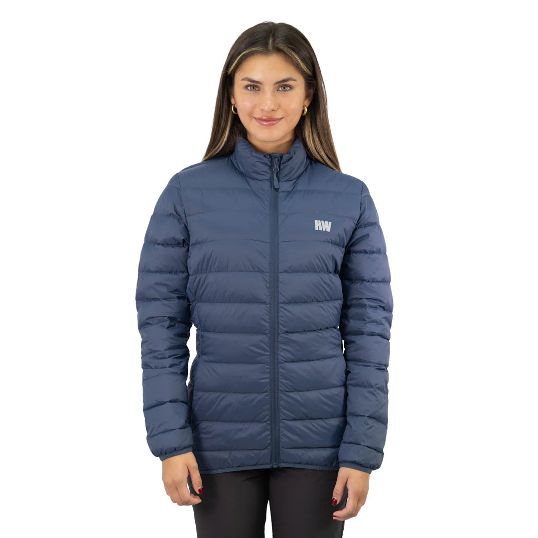 CASACA PLUMA PULLAY PRO MUJER AZUL